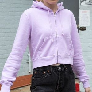 Brandy Melville Lilac Crystal Hoodie